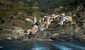 A colourful Cinque Terre village on the Ligurian coast