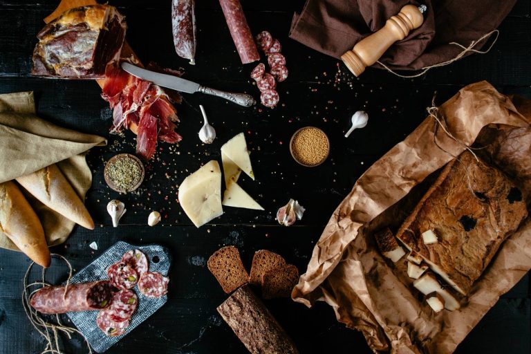 Italian salami, prosciutto and cheese