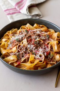 Tagliatelle al ragu, the classic Bologna pasta