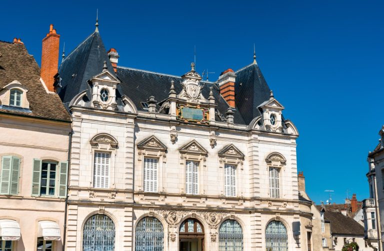 Historic architecture in Beaune, Burgundy