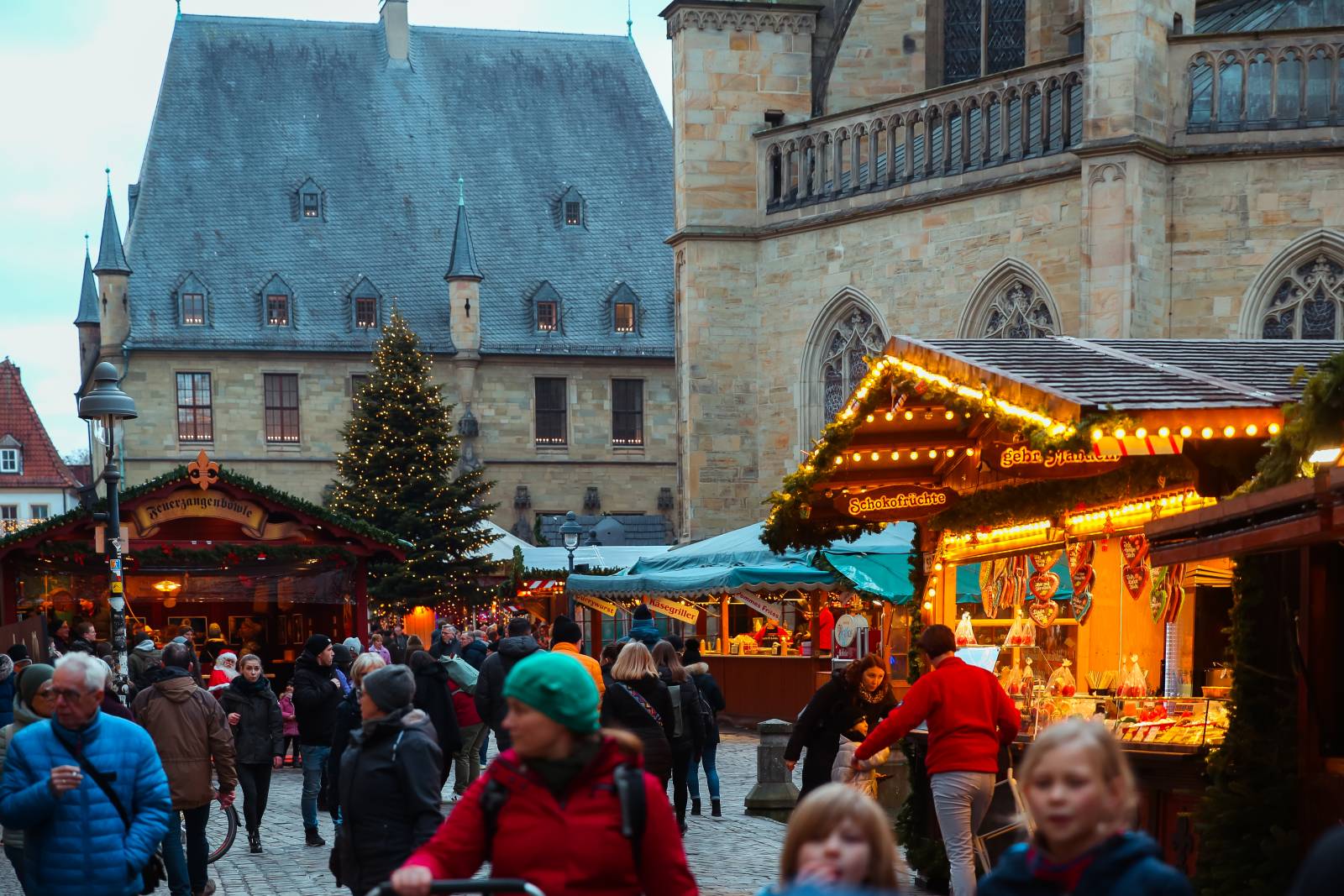 The Christmas market in Dresden, Saxony