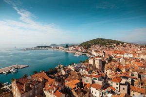 High angle view of Split, Dalmatia