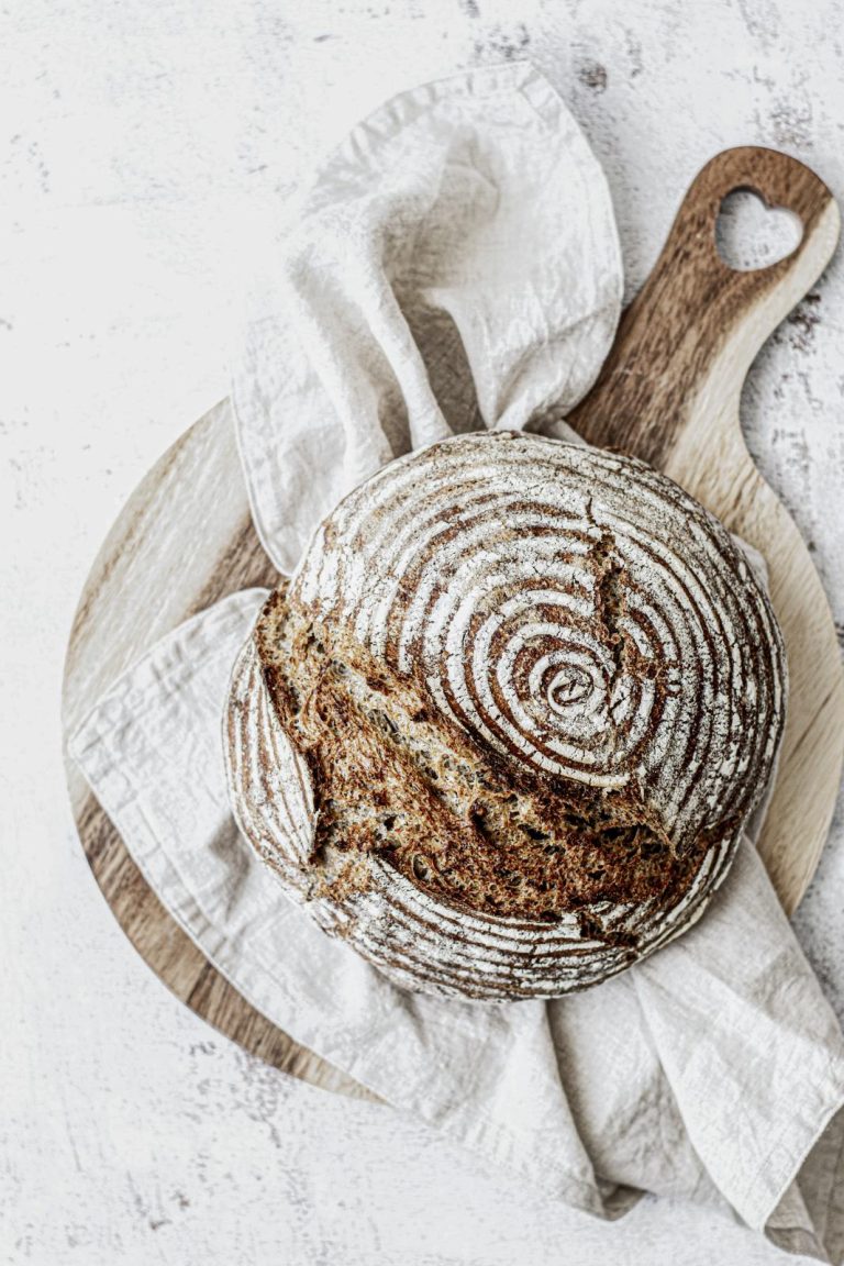 Homemade bread loaf, Ljubljana cooking class