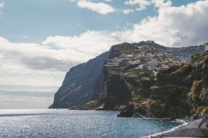 Funchal between the mountains and the sea, Madeira