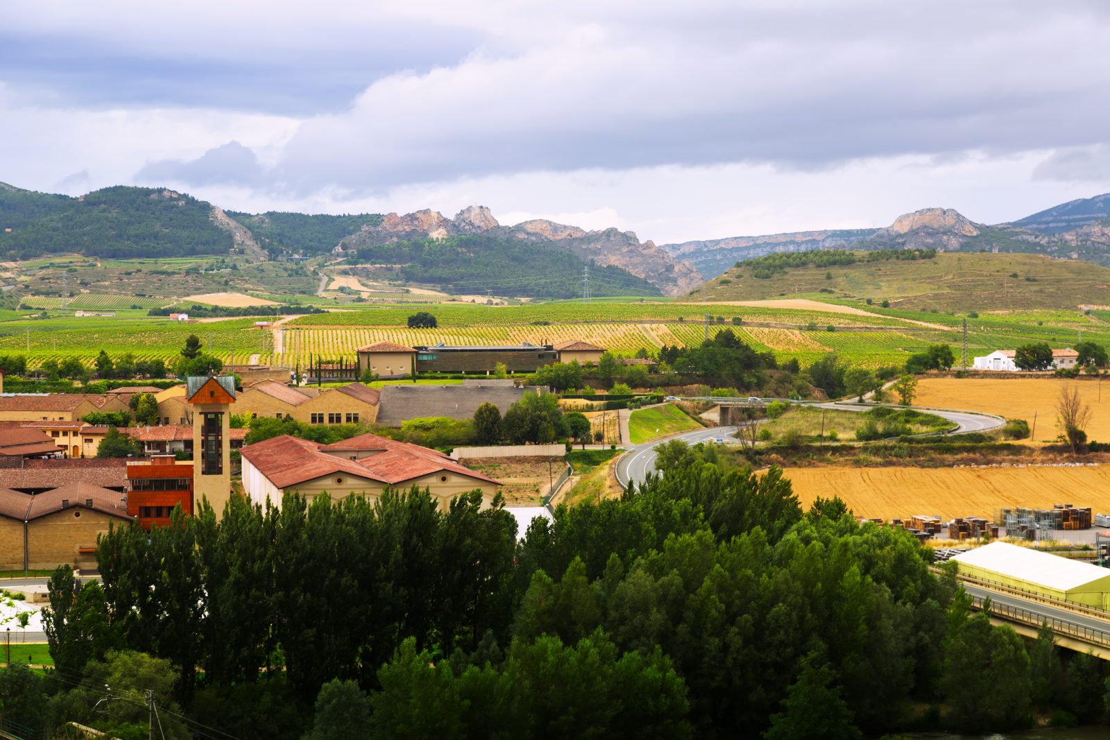 Wineries and vineyards around Haro, Rioja