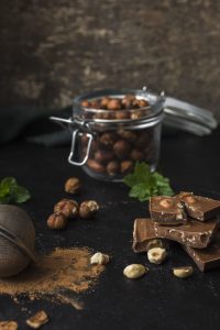 Hazelnut gianduiotto-style chocolate, Turin