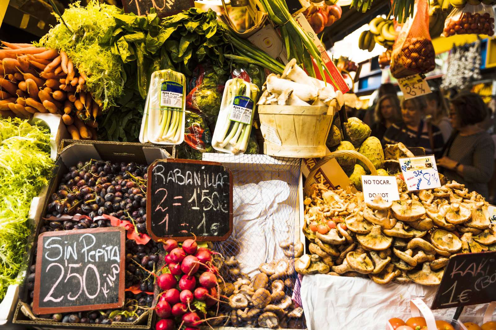 Fresh fruit on a market stall
