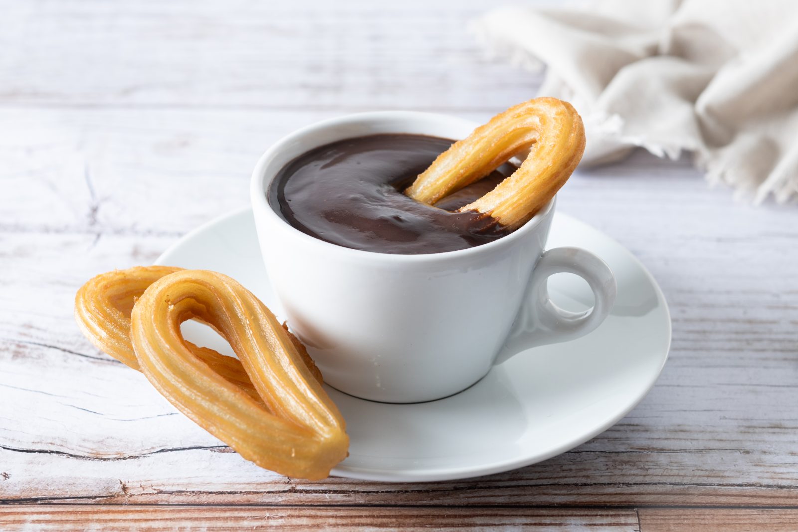 Churros with hot chocolate, a Madrid classic