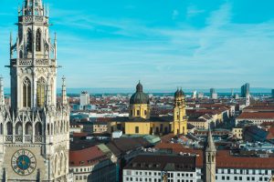 Marienplatz in the centre of Munich